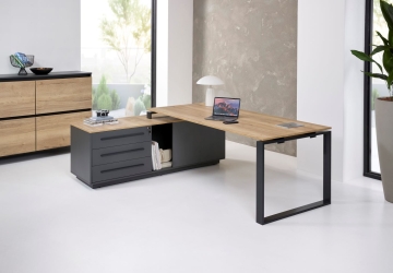 Cube directie bureau 224x180cm